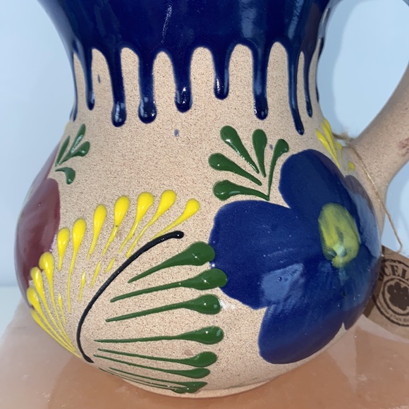 Terra Cotta Pitcher Mexican handcrafted - Picture 8 of 15